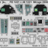 Eduard FE1221 Mirage 2000D (KIN) 1/48