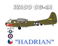 Miniwing MINI036 Waco CG-4A 'Hadrian' Decals RAF, Netherlands (gliders) 1/144