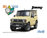 Aoshima 65976 SUZUKI JB64 Jimny 2018 Chiffon Ivory Metallic, SNAP KIT (сборка без клея) 1/24