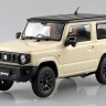 Aoshima 65976 SUZUKI JB64 Jimny 2018 Chiffon Ivory Metallic, SNAP KIT (сборка без клея) 1/24