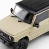 Aoshima 65976 SUZUKI JB64 Jimny 2018 Chiffon Ivory Metallic, SNAP KIT (сборка без клея) 1/24