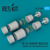 Reskit RSU72-0006 Su-34 exhaust nozzles (TRUMP) 1/72