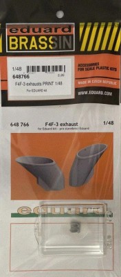 Eduard 648766 BRASSIN F4F-3 exhausts PRINT (EDU) 1/48