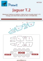 Peewit M72328 Canopy mask Jaguar T.2 (Ital) 1/72