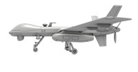 Miniwing Plastic MINI356 MQ-9 NASA, bagged plastic kit with (3D-Printed) resin POD. 1/144