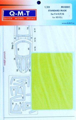 Q-M-T QMT-M32001 1/32 Mask for F-4 E/F/G (REV)