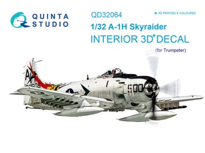 Quinta studio QD32064 A-1H Skyraider (для модели Trumpeter) 1/32