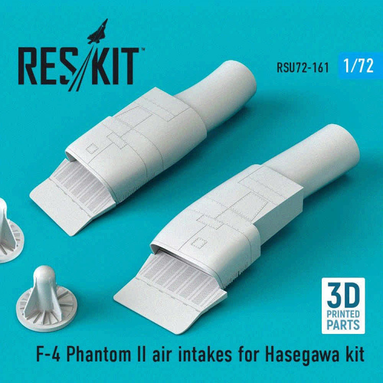 Reskit RSU72-0161 F-4 Phantom II air intakes 3D printed (HAS) 1/72
