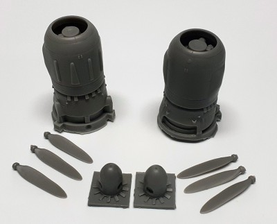 Aims AIMS48P043 BMW 801s engines for Dragon Ju-88 kits 1/48