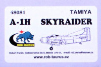 Rob Taurus 48081 1/48 Vacu Canopy A-1H Skyraider (TAM)