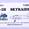Rob Taurus 48081 Vacu Canopy A-1H Skyraider (TAM) 1/48