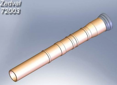 Zedval 72003 Контейнер ПТУР 9М113 «Конкурс». БМП-2, БМП-2Д