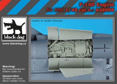 BlackDog A48098 F-14D engine (AMK) 1/48