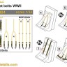 Metallic Details MDP32004 USAF seat belts WWII 1/32