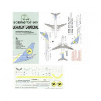 BOA decals 14406 for Boeing 737-300 Ukraine International Airlines 1/144