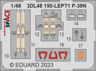 Eduard 3DL48150 P-39N SPACE (EDU) 1/48