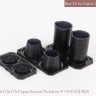 Mk1 Design MA-72019 SE McDonnell F-4E/F-4F/F-4G/F-4J/F-4EJ/F-4S Phantom GE exhaust nozzle. Aftrer burner Set (closed) 1/72