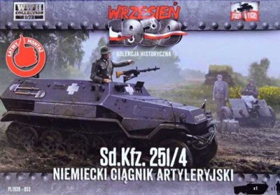 First To Fight FTF-72053 Sd.Kfz. 251/4 German armored half-track 1/72