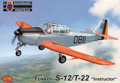 Kovozavody Prostejov 72425 Fokker S-12 / T-22 'Instructor' (3x camo) 1/72