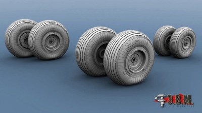 ЭВМ RS72024 Ми-26 Колеса шасси 1/72