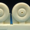 Barracuda Studios BCR72249 Bristol Beaufighter Mk.X Late Wheels - Treaded (designed to be used with Airfix kits) 1/72