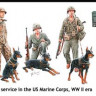 Master Box 35155 Собаки на службе USMC 1/35