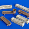 Plus model 277 Wooden and stone feed-troughs 1:35