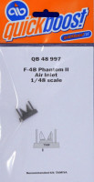 Quickboost QB48 997 F-4B Phantom II air inlet (TAM) 1/48