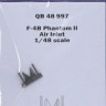 QuickBoost QB48997 F-4B Phantom II air inlet (TAM) 1/48