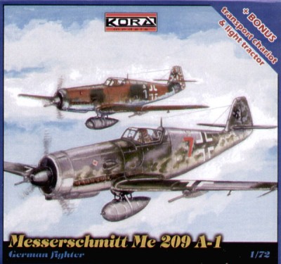 Kora Model 72100 Me 209 A-1 (incl. transport light tractor] 1/72