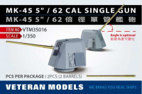 Veteran models VTM35016 MK-45 5"/62CAL SINGLE GUN 1/350