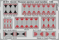 Eduard 49911 Soviet / Russian ejection seat handles 1/48