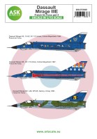 Art Scale 200-D72028 Dassault_Mirage IIIE French Air Force part 4 1/72