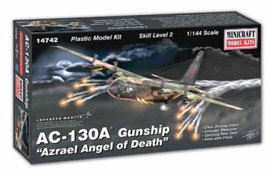 Minicraft 14742	Самолет авиационной поддержки AC-130A Gunship