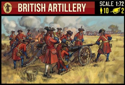 Strelets STR24372 British Artillery. War of the Spanish Succession 1/72