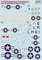Print Scale 72505 Republic P-47C/P-47D Thunderbolt Razorback Robert S. Jonson 1/72