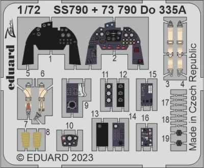 Eduard SS790 Do 335A (H.2000 / DRAG) 1/72