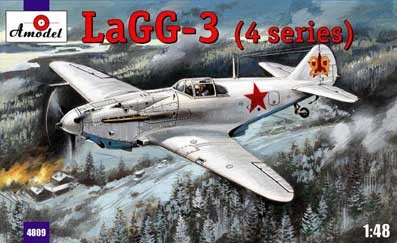 Amodel 4809 Самолет ЛаГГ-3 тип 4