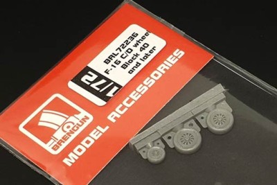 Brengun BRL72236 F-16 CD wheel Block 40 and later (resin set) 1/72