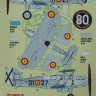 Kora Model DEC72361 Hawker Spanish Fury(Ejercito Del Aire) декали декали 1/72