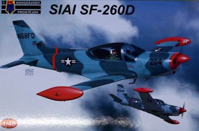 Kovozavody Prostejov 48015 SIAI SF-260D (3x camo) 1/48