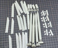 Mazhor Models MM35113 ЗУР 9М38 ракета для БУК. 4 шт для модели Meng