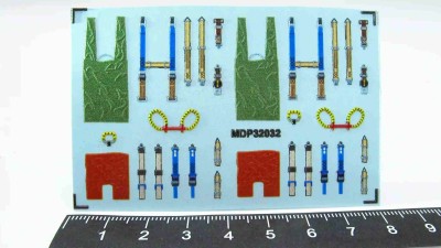 Metallic Details P32032 Martin-Baker Mk.4 seat belts 1/32