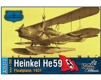 Combrig A35312 Heinkel He 59 Floatplane, 1931 (1 only) 1/350