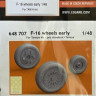 Eduard 648707 BRASSIN F-16 wheels early (TAM) 1/48