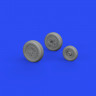 Eduard 648707 BRASSIN F-16 wheels early (TAM) 1/48