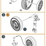 Clear Prop CPA72163 F-86A wheel set - type 1 (CP) 1/72