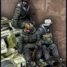 Evolution Miniatures 35250 Гренадеры СС на танке, Харьков, 3 фиг - набор №1 1/35