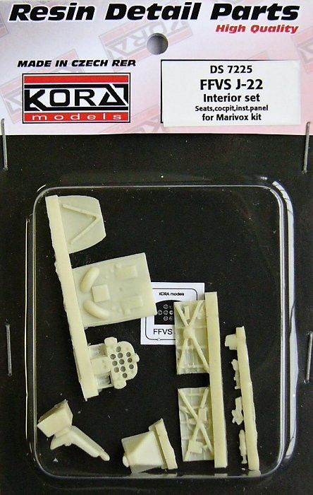 Kora Model DS7225 FFVS J-22 Interior set (MARVIVOX) 1/72