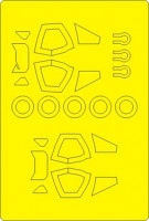 New Ware NWA-M0464 1/72 Mask DH Vampire T.11/J-28 EXPERT (AIRFIX)